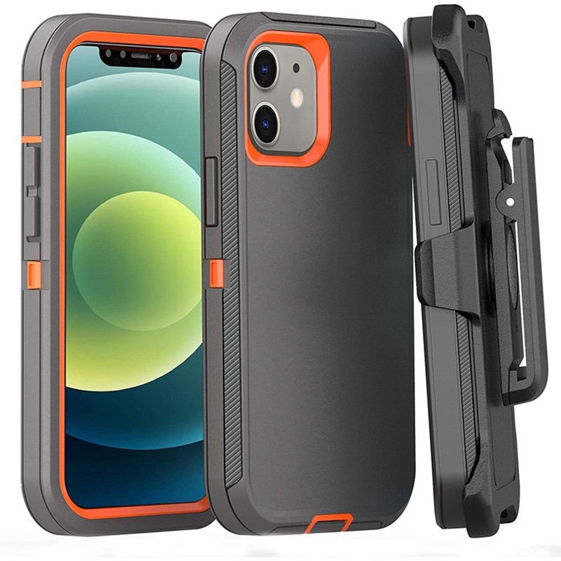 เคส Defender สําหรับ iPhone 17 16 15 14 13 12 11 Pro Max Mini Plus กันกระแทก Hybrid Heavy Otterbox กรณี
