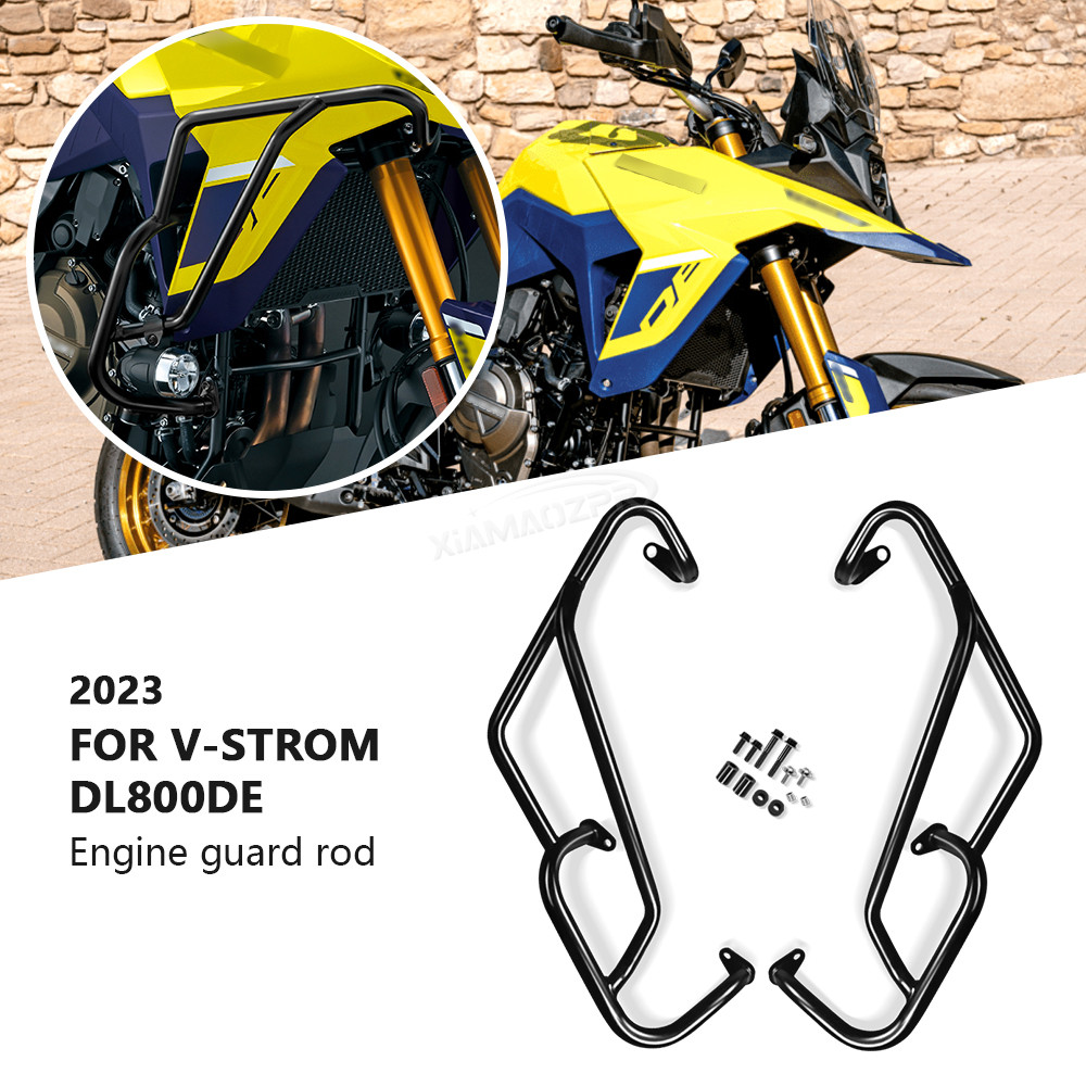 สําหรับ V-STROM DL800 DE DL800DE 2023 เครื่องยนต์รถจักรยานยนต์ Guard Crash Bar ถังกันชน Protector Ba