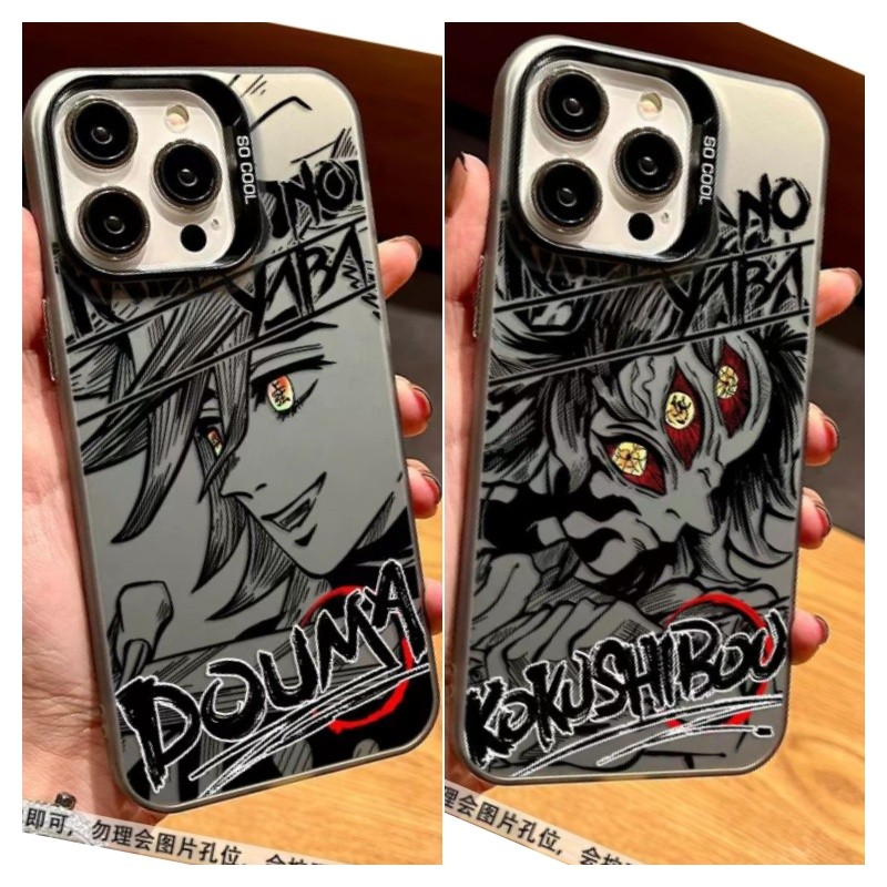 Demon Slayerเคสโทรศัพท์สําหรับIphone 17 16 Pro Max 17 Air 16e 15 14 Pro Max 15 16 Plus 15 + 16 + 14 + 14Plus 16 Plus Hard PCฝาครอบโทรศัพท์