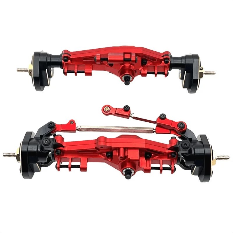 ชุดเพลาหน้าและหลังโลหะสําหรับ MJX 1/12 H12 H12Y + H12P RC รถอัพเกรดเสริมสร้างชิ้นส่วน