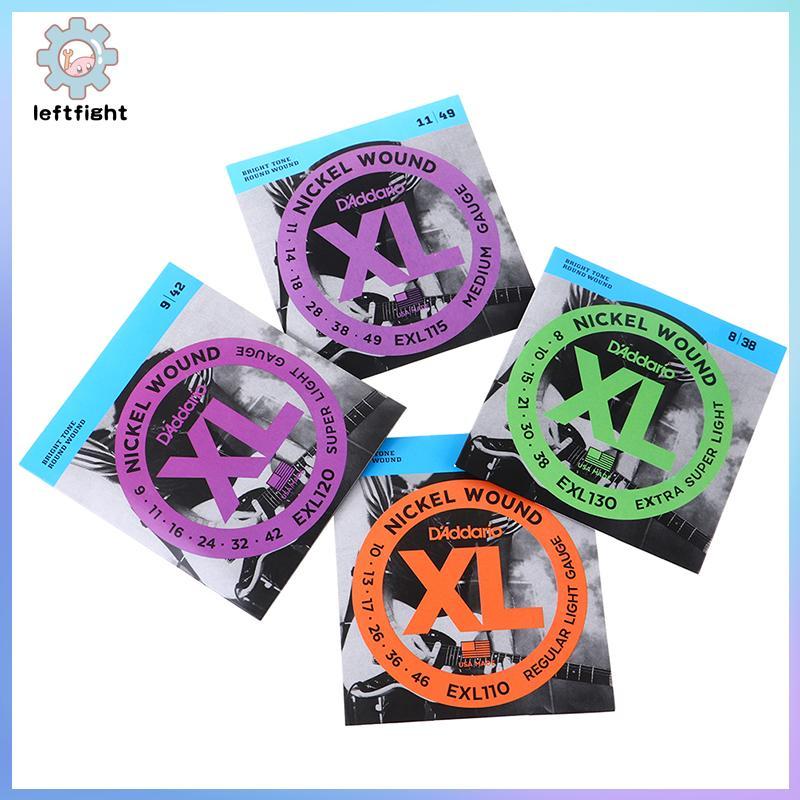 LEFT EXL110 EXL115 EXL120 EXL130 XL นิกเกิลรอบแผลกีตาร์ไฟฟ้าสาย GHT