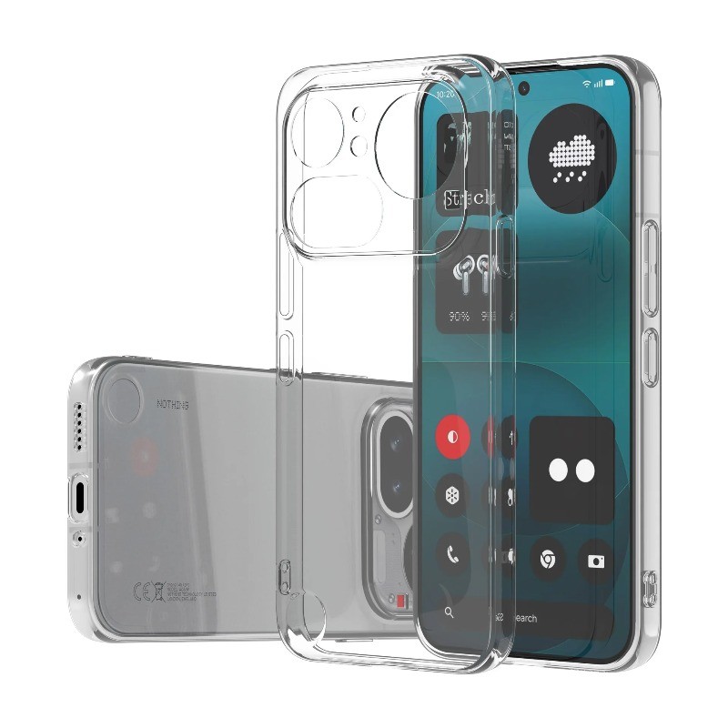 สําหรับ Nothing Phone 4a Pro/4a เคสโทรศัพท์ซิลิโคนอ่อนนุ่มบางเฉียบสําหรับโทรศัพท์ (4a) Pro Clear TPU ฝาครอบป้องกันกันชน