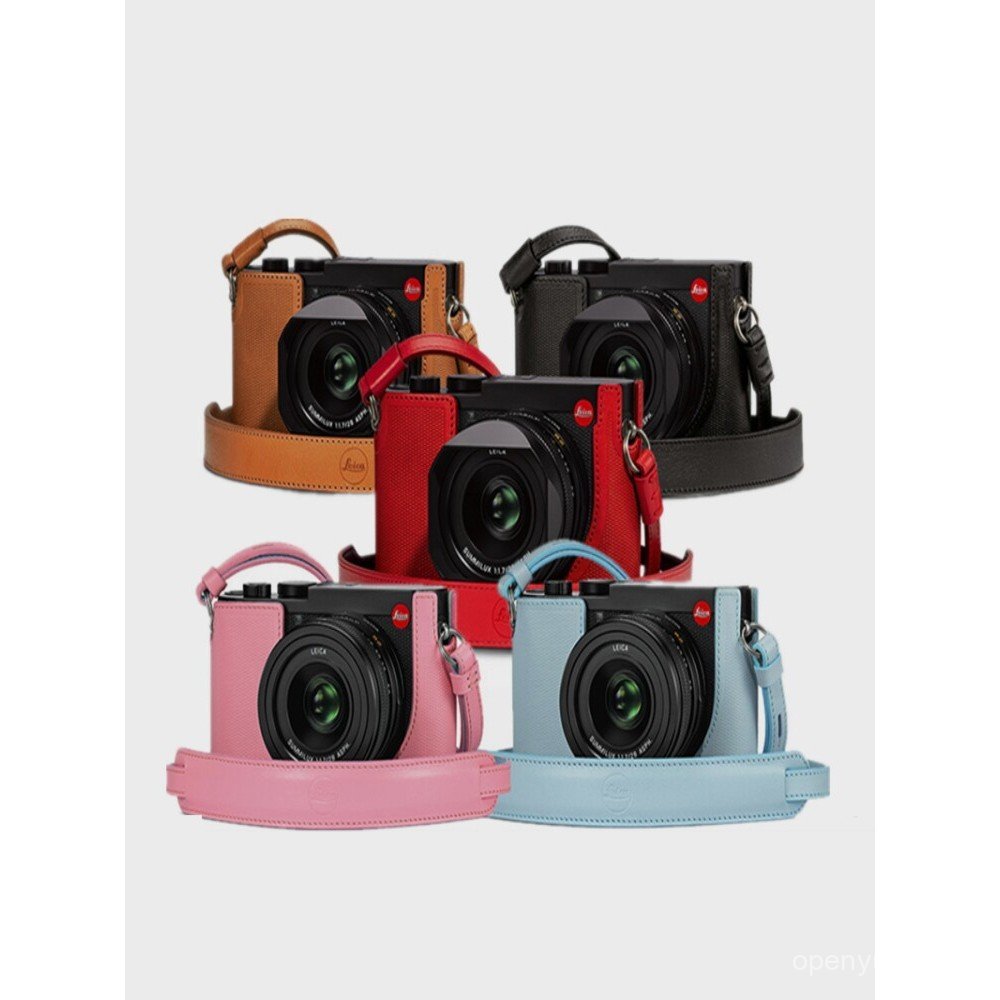 กระเป๋ากล้อง Leica leica q2 leica Q2M เคสป้องกันกล้อง การออกแบบครึ่งปี ฐานหนังแท้ เคสหนังเฉพาะ