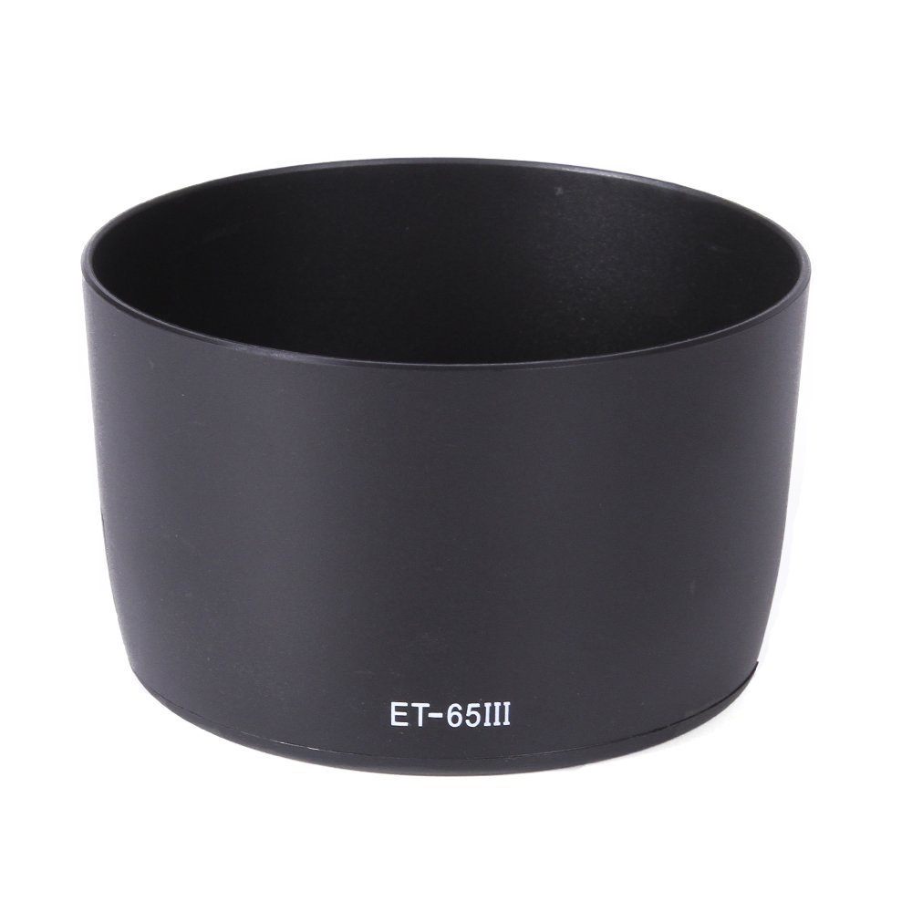 ET-65III ฮูดสามารถพลิกได้เหมาะสําหรับ Canon 85mm f/1.8