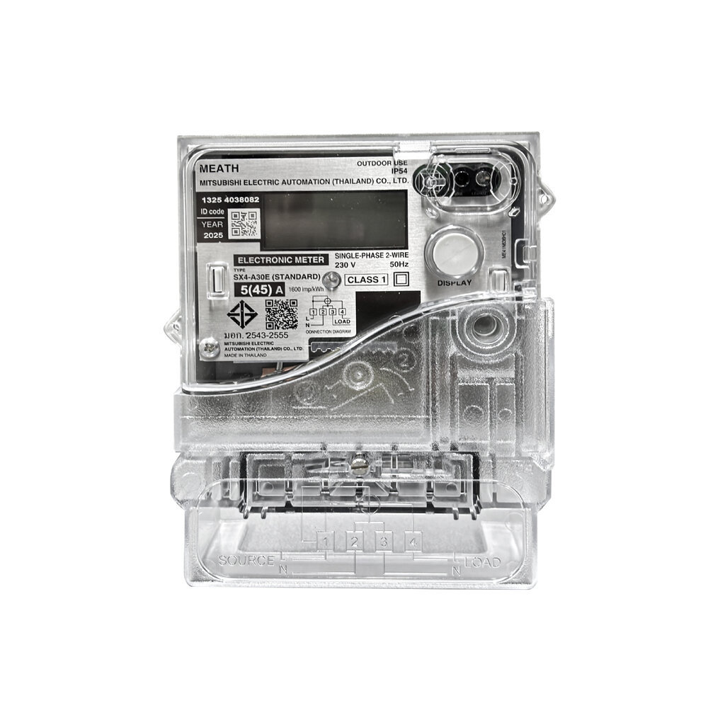 MITSUBISHI มิเตอร์ไฟฟ้าอิเล็กทรอนิกส์ SX4-A30E 5(45) 220V