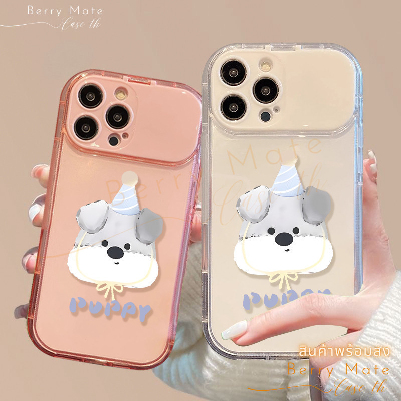 ส่งจากไทย เคสสำหรับไอโฟน13 หนังซู แอนิมอล ขาตั้งกระจก เคสลายเงาขนนก For iPhone17 16 14 15PLUS 12 13Pro MAX 7/8/SE2 XS XR