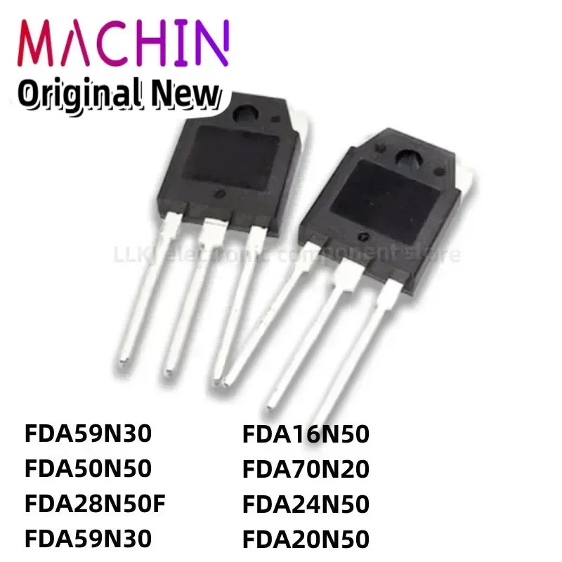5pcs FDA59N30 FDA50N50 FDA28N50F FDA59N30 FDA16N50 FDA70N20N50 TO3P Field Effect ทรานซิสเตอร์