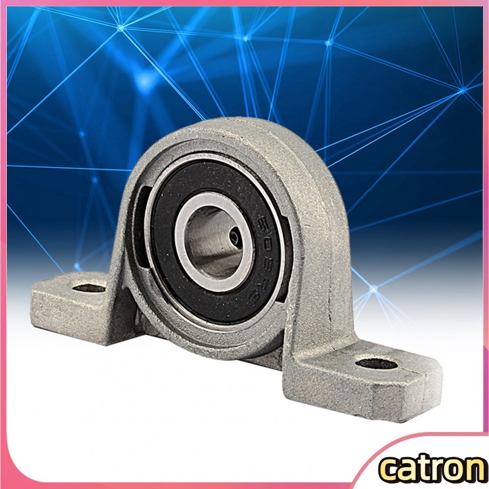 Catron-th 8mm Bore Ball Bearing หมอนบล็อกแทรกพร้อม Setscrew ล็อคคอ