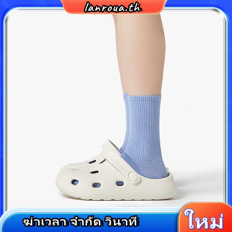 PUXI BEAN รองเท้าแตะ กันลื่น นิ่มสบาย แฟชั่น EVA รองเท้าแตะลำลอง PS17510