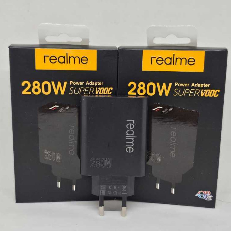 Realme Black 280W หัวชาร์จ Super VOOC Fast Charging RG Adapter Charger