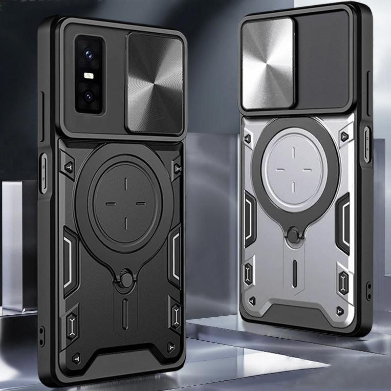 กันกระแทกป้องกันเคสโทรศัพท์หนักพร้อมขาตั้งโลหะเหมาะสําหรับ Infinix GT 30 Pro GT 20 Pro หมายเหตุ 50Pr