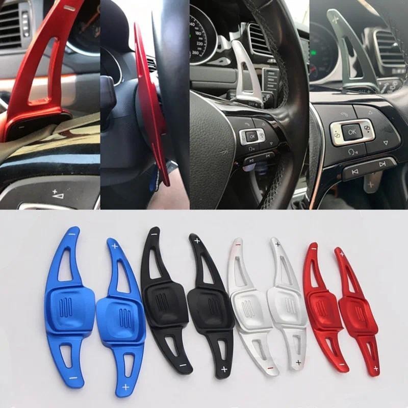2 ชิ้นพวงมาลัย Extension Paddle Shift สําหรับ Volkswagen VW Golf 7 MK7 TSI Golf8 MK8 TSI POLO MK6 To