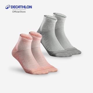 Decathlon Socks Hike 100 Mid 2-Pack ถุงเท้าหุ้มข้อเดินป่ารุ่…