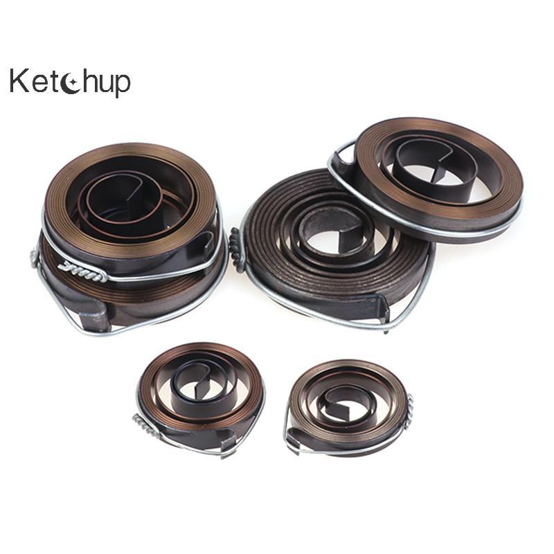 [Ktchup-t] 1 PC 0.7-1.5 Thiness 680-1540 มม.ความยาวเกลียวลวดแบน Coil Torsion ฤดูใบไม้ผลิคงที่ Force Extension Springs Bench Drill Scroll Spring Nice