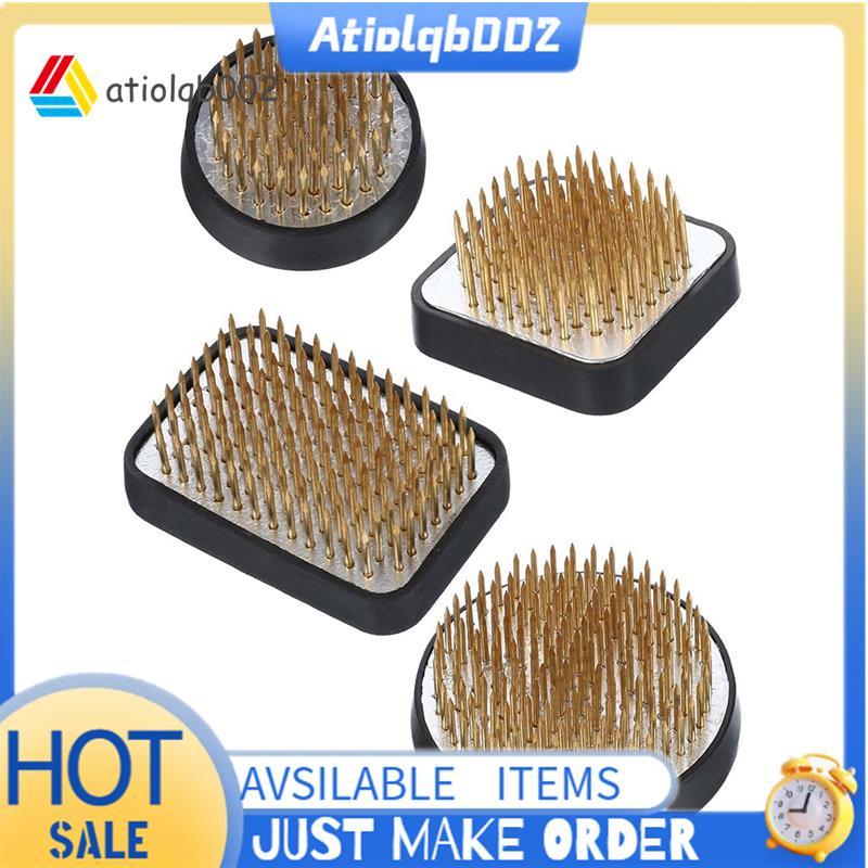 4 ชิ้นญี่ปุ่น Kenzan ชุดสําหรับการจัดดอกไม้,2.4in รอบ,1.6in Square,2.1in X 1.4in สี่เหลี่ยมผืนผ้าและ
