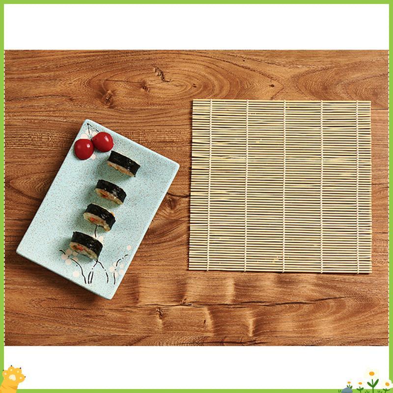 [JL] ซูชิเสื่อเครื่องทําไม้ไผ่ชุดข้าวม้วนแม่พิมพ์ครัว DIY Mould Roller Rice Paddle null