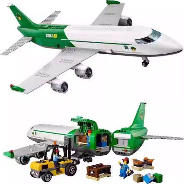 2025 สไตล์ใหม่ City Series Freight Airport เครื่องบินรุ่นเด็กการศึกษาประกอบอาคารบล็อกของเล่นเด็กของขวัญ