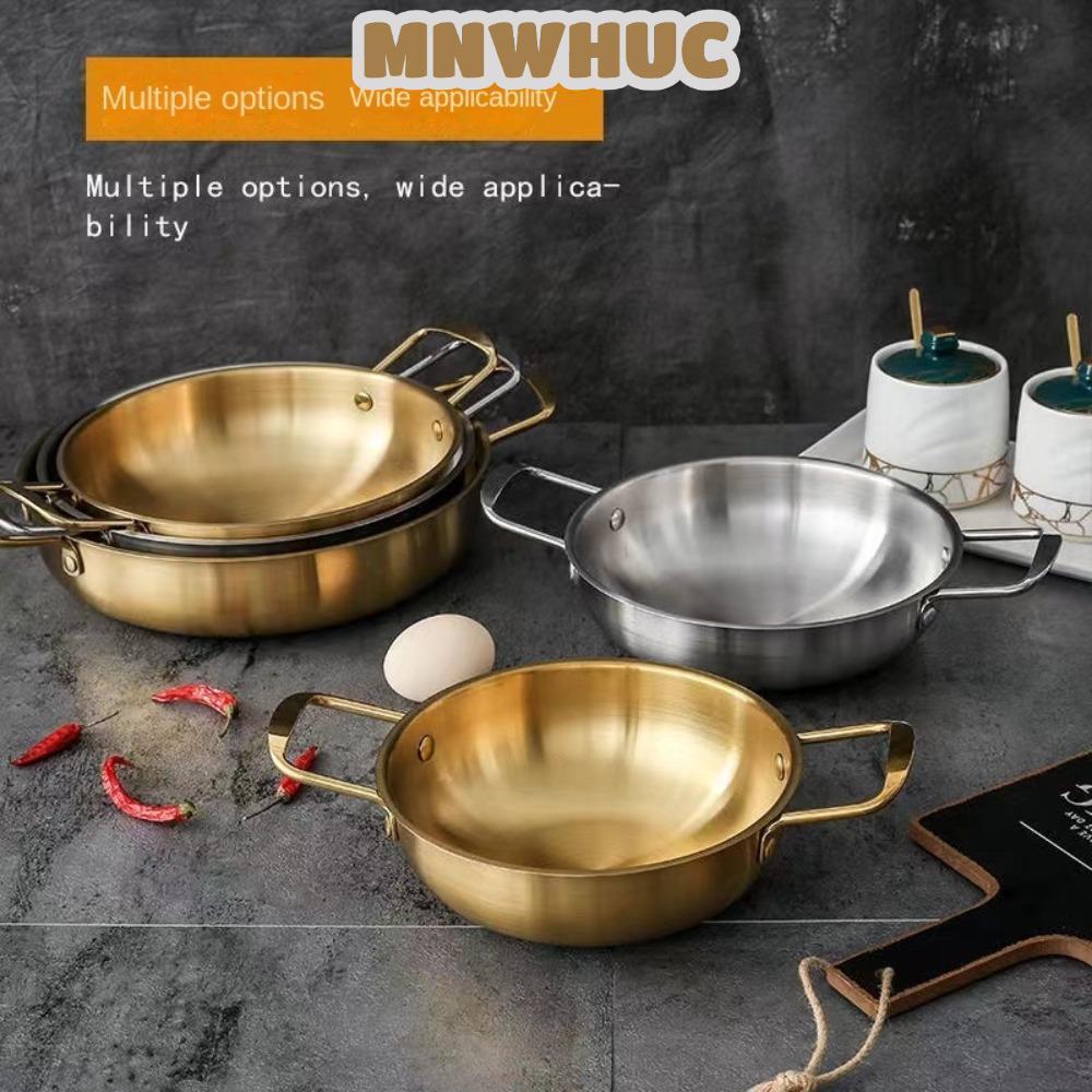 MNWHUC Home Cooking Dry Pots Saucepan เครื่องครัว Paella Pan