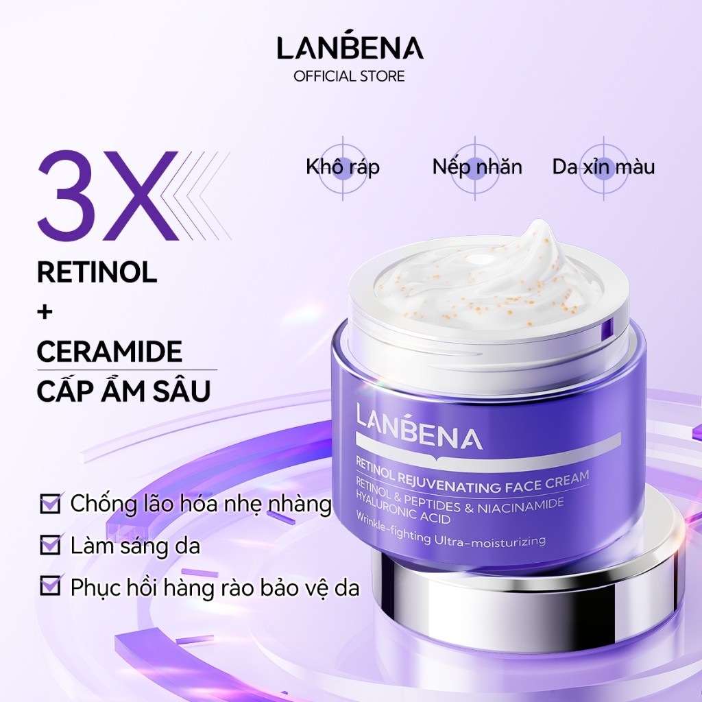 LANBENA Retinol Deep Moisturizing Cream Firming Facial Care 30g