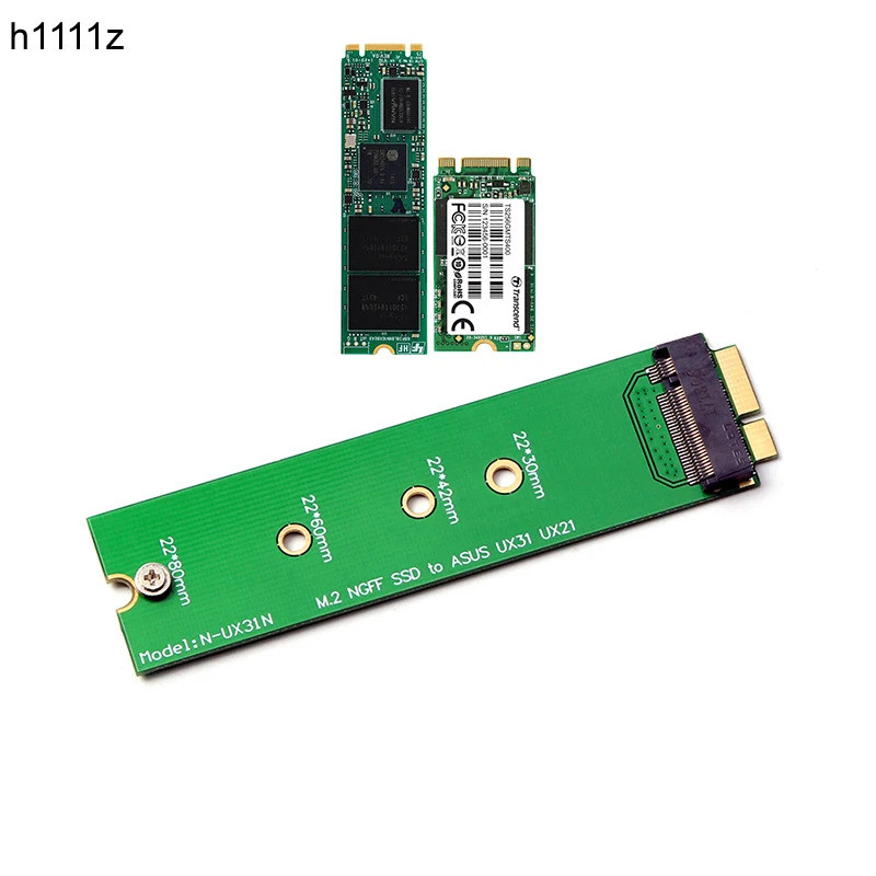อะแดปเตอร์แปลง SSD M.2 (NGFF) เป็น 18 พิน รองรับขนาด 2230/2242/2260/2280 สําหรับ Asus UX31/UX21 Zenbook