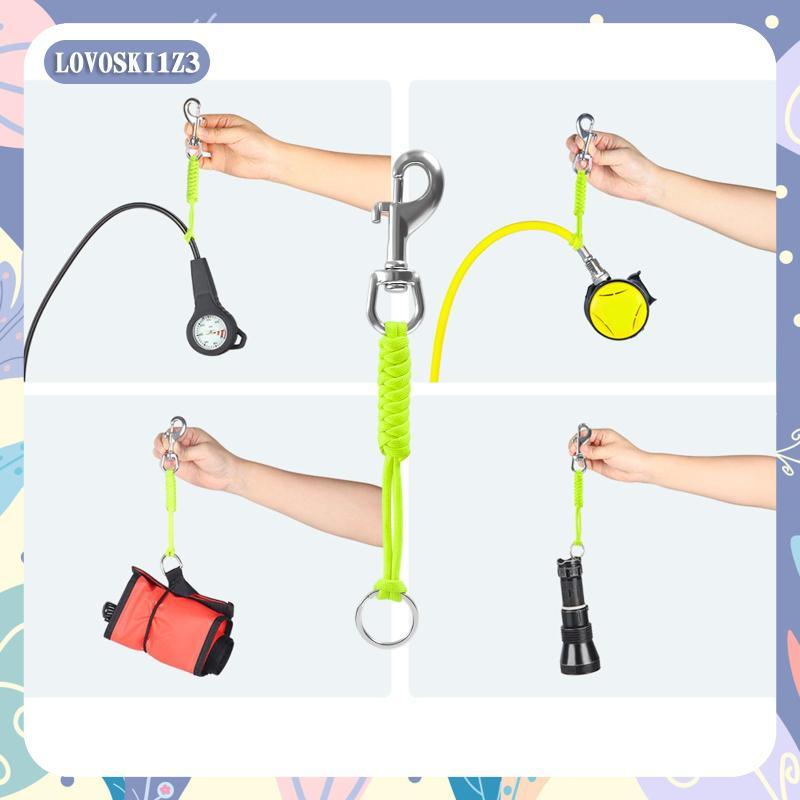 [lovoski1z3] Scuba Diving Lanyard Snap Hook Clip สําหรับกล้องกีฬาใต้น้ําดําน้ําดูปะการัง