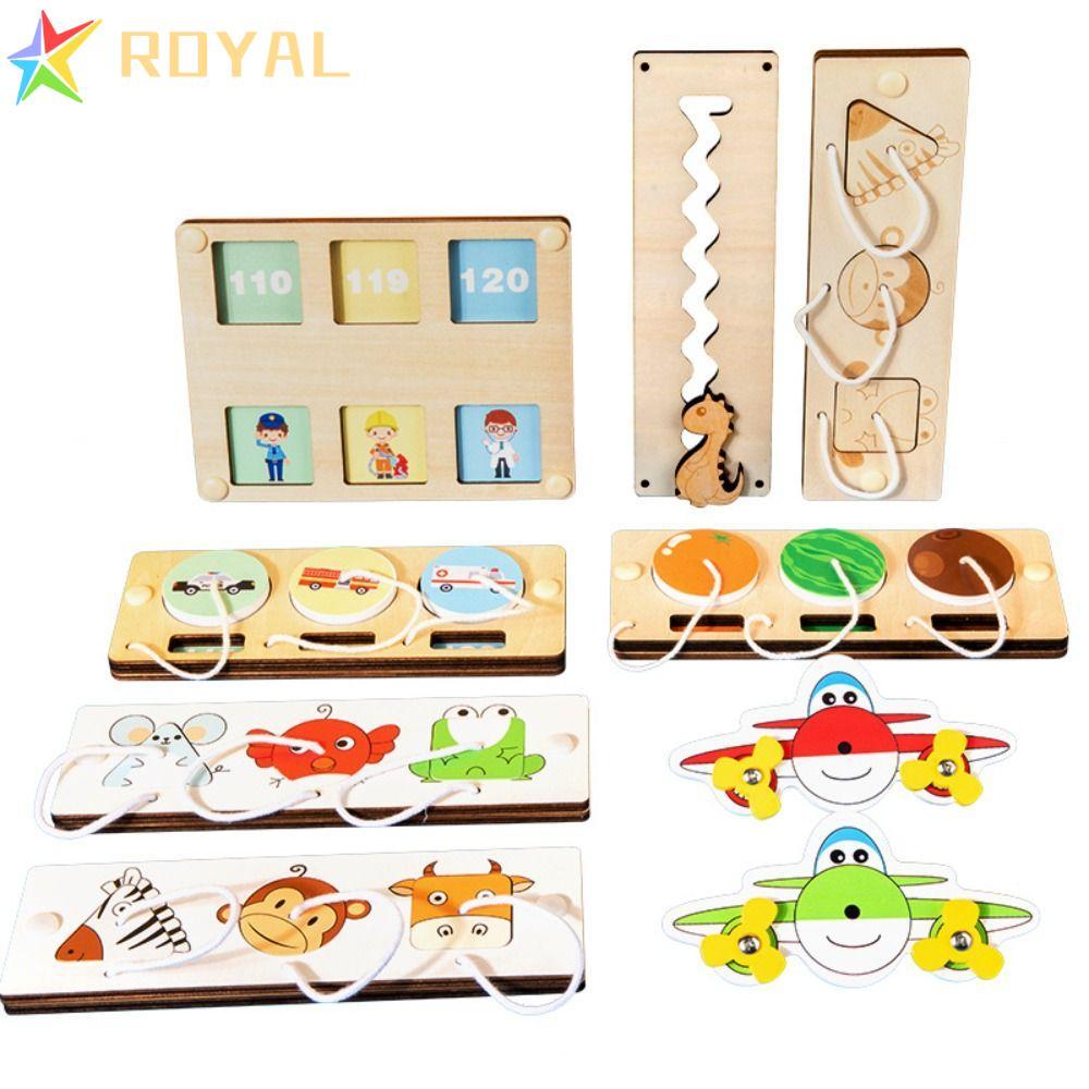 ROYAL Busy Board DIY ปริศนาของเล่น, Montessori Switch Function Busy Board อุปกรณ์เสริม, Early Learni