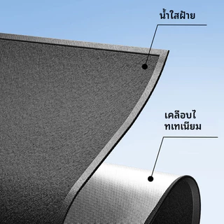 SEAMETAL ม่านบังแดดรถยนต์ ม่านบังแดดกระจกหน้าแบบพับได้ ผ้าคลุมบังแดดรถยนต์ กัน UV ม่านรถยนต์แบบหน้าต่าง