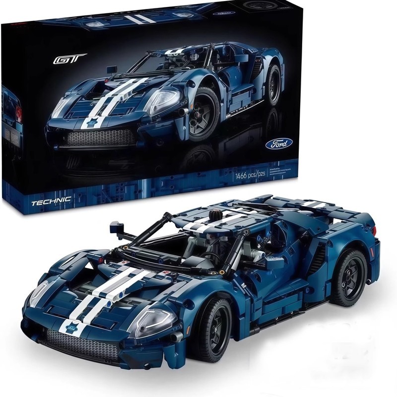 เข้ากันได้กับเลโก้ 42154 ชุดเครื่องจักรเทคโนโลยี Ford GT รถสปอร์ตประกอบของเล่นบล็อกตัวต่อ