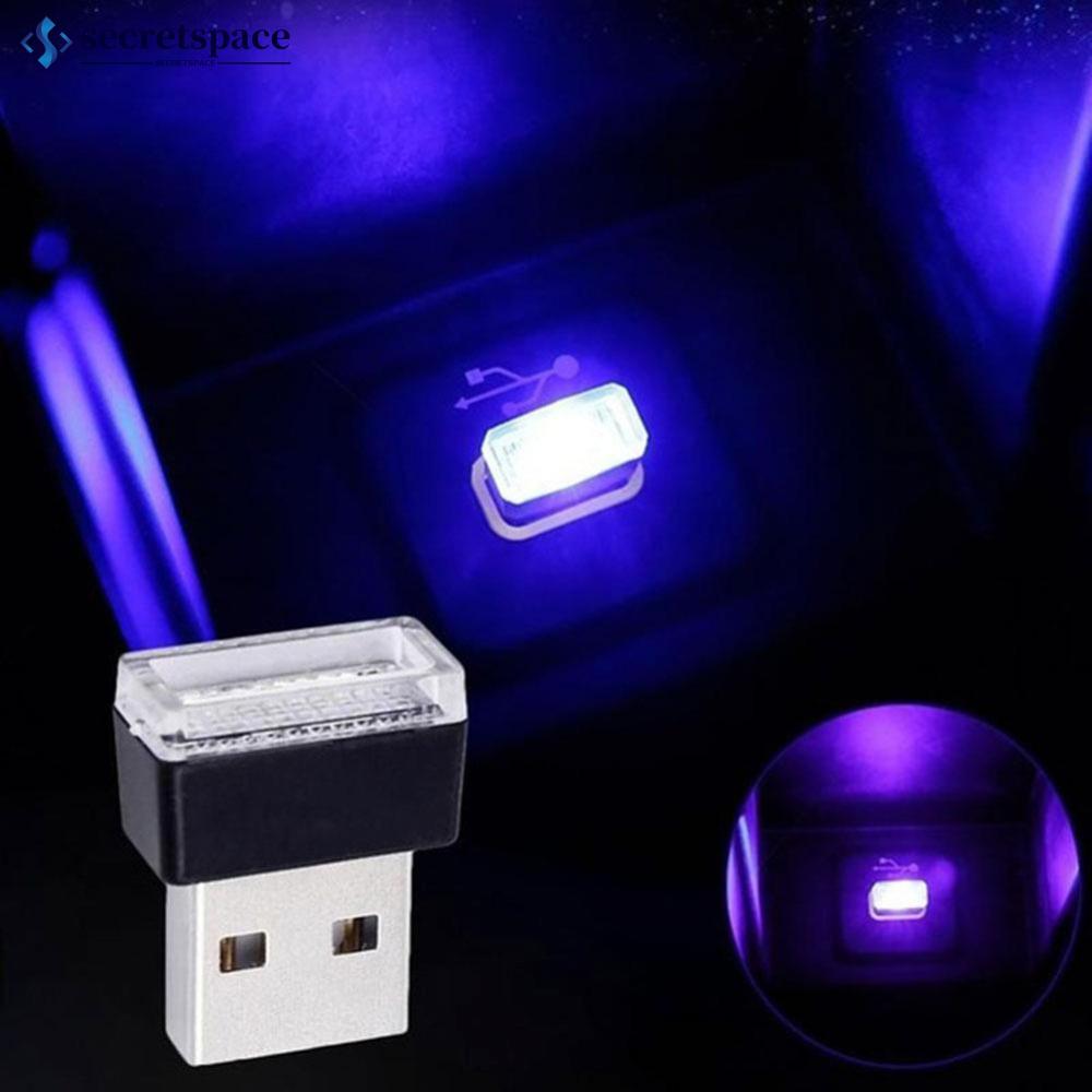 SECRETSPACE ใหม่ USB LED Mini Wireless Car ชุดไฟภายในรถยนต์จัดแต่งทรงผมตกแต่งภายในบรรยากาศแสง M7O5
