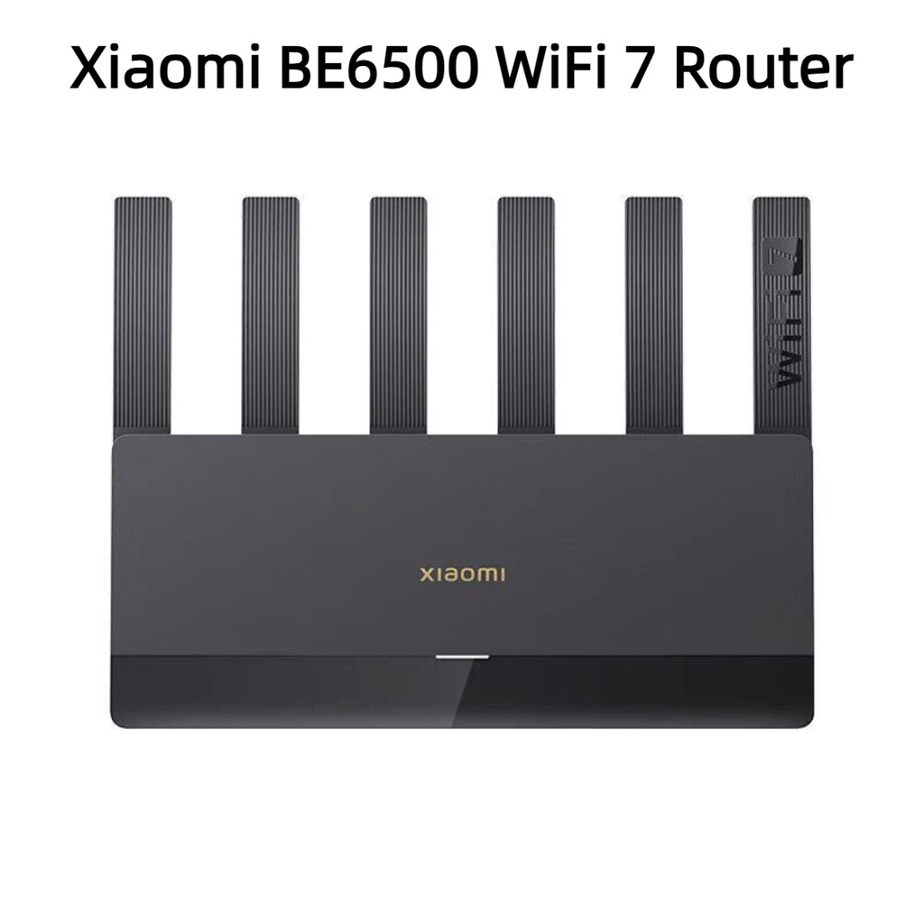 เราเตอร์ Xiaomi BE6500 Wi-Fi 7 6500 Mega Class พอร์ตเครือข่าย 2.5G เต็ม 4-Core Qualcomm โปรเซสเซอร์