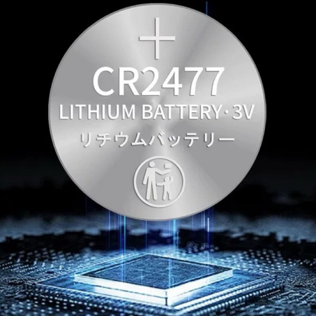 ดีที่สุด แบตเตอรี่กระดุม CR2477 ความจุสูง 3 โวลต์ ถ่าน 3V