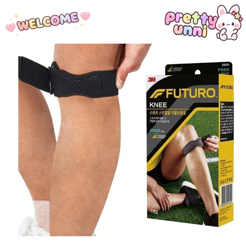 [3M] FUTURO สายรัดพยุงเข่า ปรับได้ สวมใส่ง่าย สำหรับกิจกรรมกลางแจ้งและการออกกำลังกาย