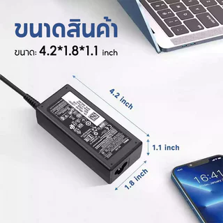 DELL 19.5V 3.34A 4.5*3.0mm. (With AC power cord) Notebook Adapter Charger, charging cable, notebook adapter