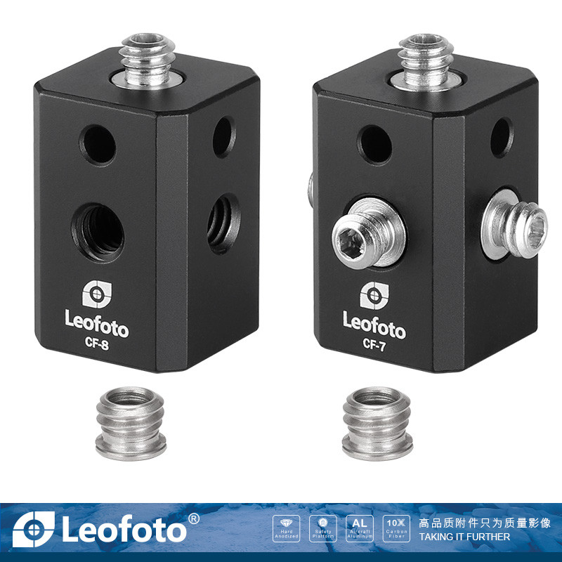 Leofoto Leofoto CF-7/CF-8 Universal 5 หัว Conversion ที่นั่งแฟลชไมโครโฟนจอภาพโทรศัพท์มือถือ