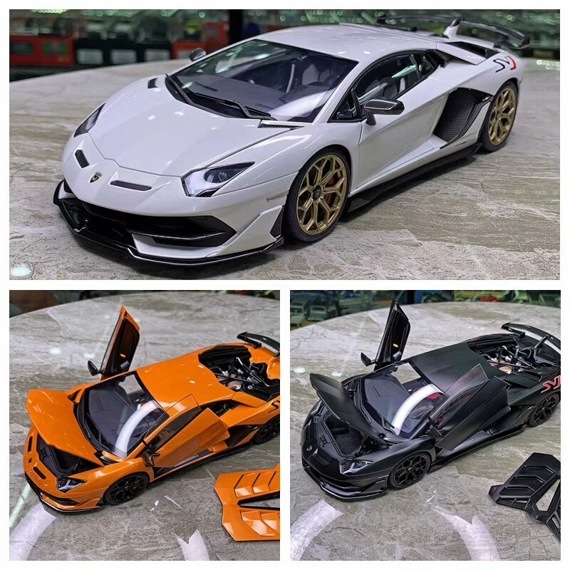 [Orphan] AUTOart AUTOart 1: 18 LAMBORGHINI LAMBORGHINI AVENTADOR SVJ รถรุ่น