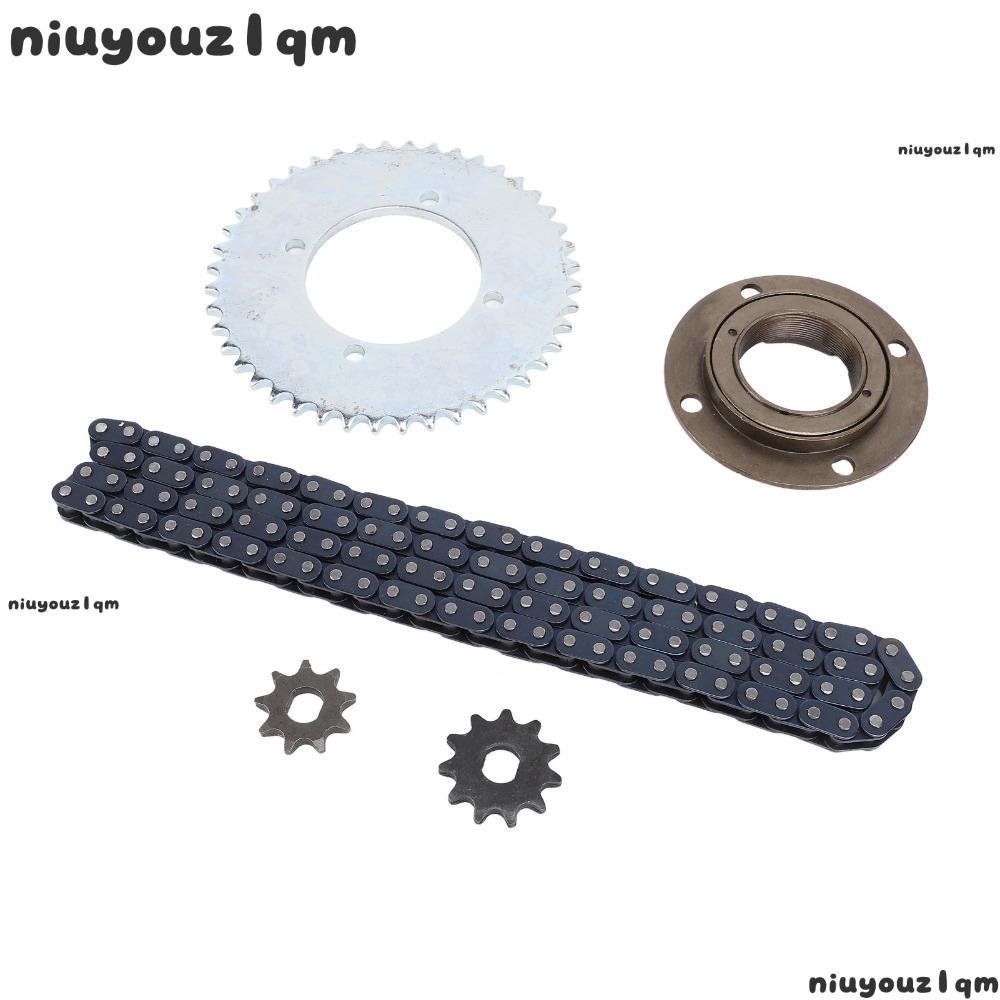 NIUYONI T8F ชุดเฟืองโซ่ 44T ด้านหลัง, ฟลายเวลดันทุรัง 116 Links โซ่สำหรับ Go Kart