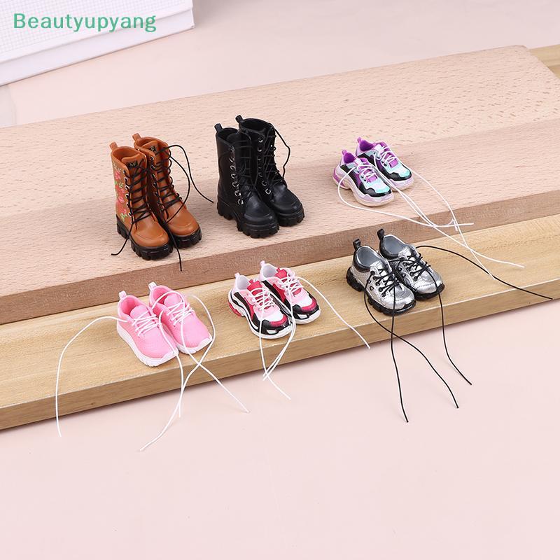 [Beautyupyang] ความยาว 3.5 ซม.รองเท้ากีฬารองเท้ารองเท้าผ้าใบสําหรับ 1/6 Blythe ตุ๊กตาชุดอุปกรณ์เสริม Diy ตุ๊กตา Props