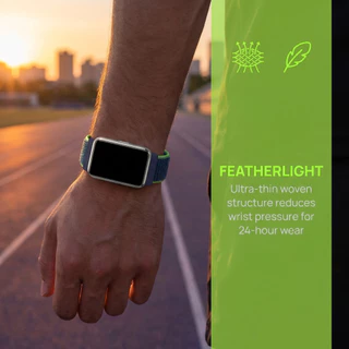 สายรัดกีฬาไนลอนหลอง for Huawei Band 11 11 Pro สายรัดข้อมือเปลี่ยนสายรัดข้อมือ for Smartwatch Huawei Band 10 9 8 NFC