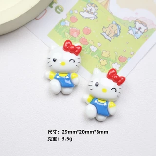10 ชิ้นแมวกับ Apple Hug Bear Fly A Plane เสน่ห์เรซินน่ารักสําหรับ DIY (6-236)
