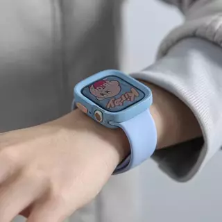 ใหม่ซิลิโคนสร้อยข้อมือกีฬาสําหรับ Apple Watch S11 46 มม.S10 42 มม.Ultra3 49 มม.SE3 44 45 IWatch Series 9 8 7 Ultra Se 6 10 40mm 38mm