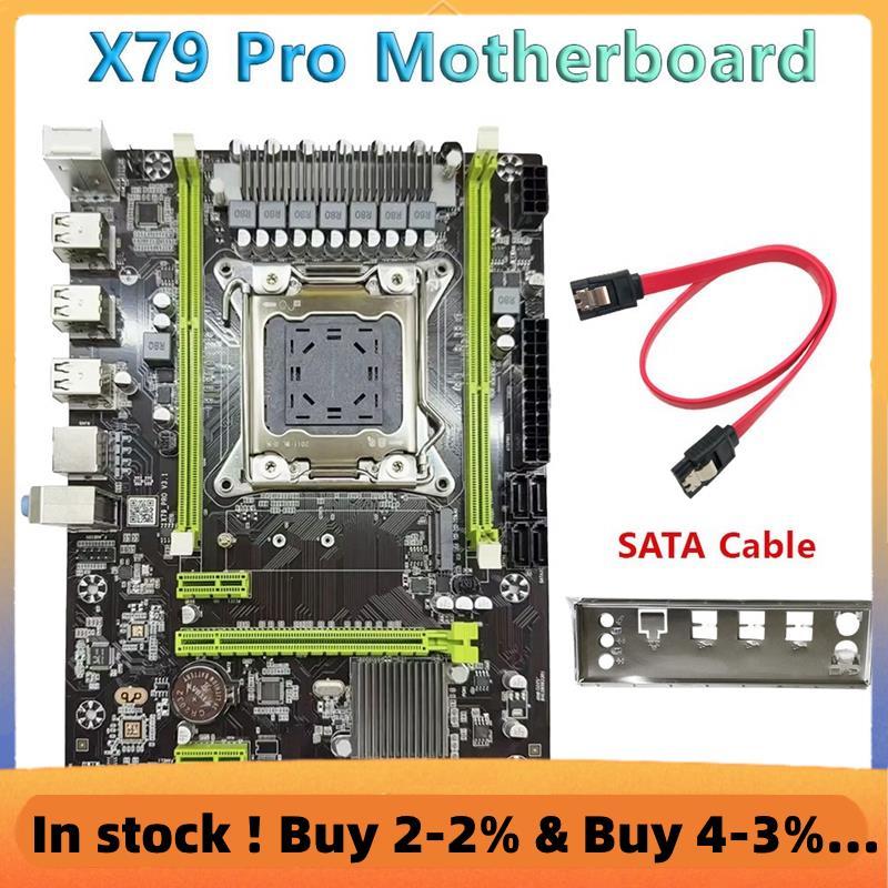 X79 Pro เมนบอร์ดเดสก์ท็อปชุด DDR3 หน่วยความจํา, LGA 2011 ซ็อกเก็ต, อินเทอร์เฟซ Gigabit Ethernet รองร