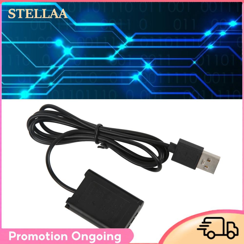 Stellaa Stellaa DK-X1 DC Coupler อะแดปเตอร์ไฟ USB NP-BX1 Dummy แบตเตอรี่สำหรับ Cybershot ZV-1 DSC-RX