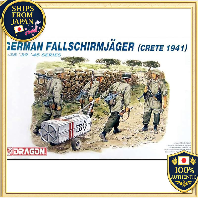 Platz Dragon 1/35 WW2 Germany Fallschirmjäger Merkur Operation Crete 1941 Model Kit DR6070
