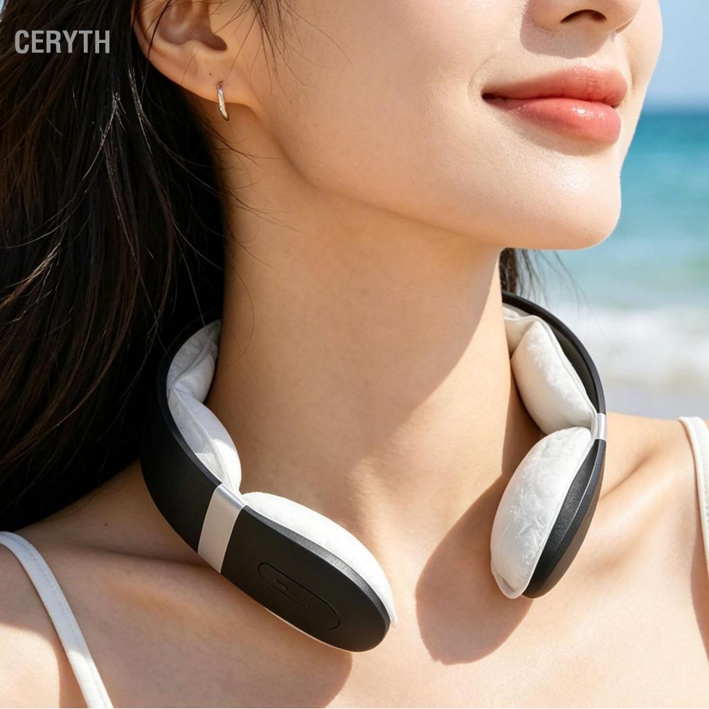 Ceryth แหวนคอน้ำแข็งตามหลักสรีรศาสตร์ PCM แบบพกพาสวมใส่ห่อความเย็นสำหรับสำนักงานการท่องเที่ยวกลางแจ้
