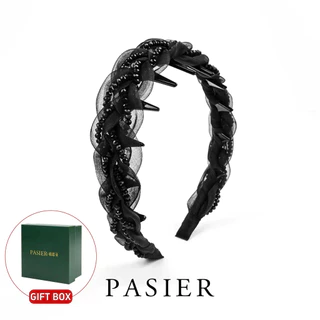 PASIER ที่คาดผมกันลื่นเจ้าหญิงปารีส รุ่น 3.0 ผ้าซาตินนุ่ม เครื่องประดับผม FB1658