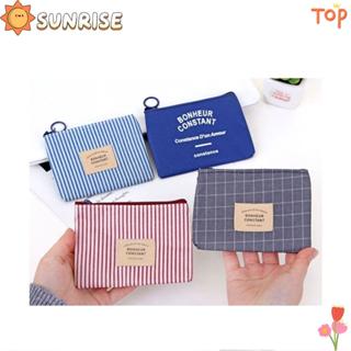 กระเป๋าใส่เหรียญพระอาทิตย์ขึ้น มินิถุงเก็บผ้าอนามัย พกพาสะดว…