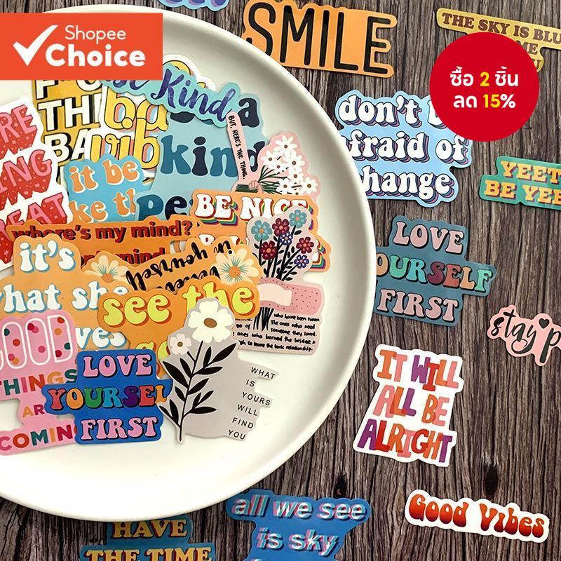 สติกเกอร์ ลายขวดน้ํา กันน้ํา สําหรับตกแต่งสมุดภาพ เครื่องเขียน แล็ปท็อป 40 ชิ้น