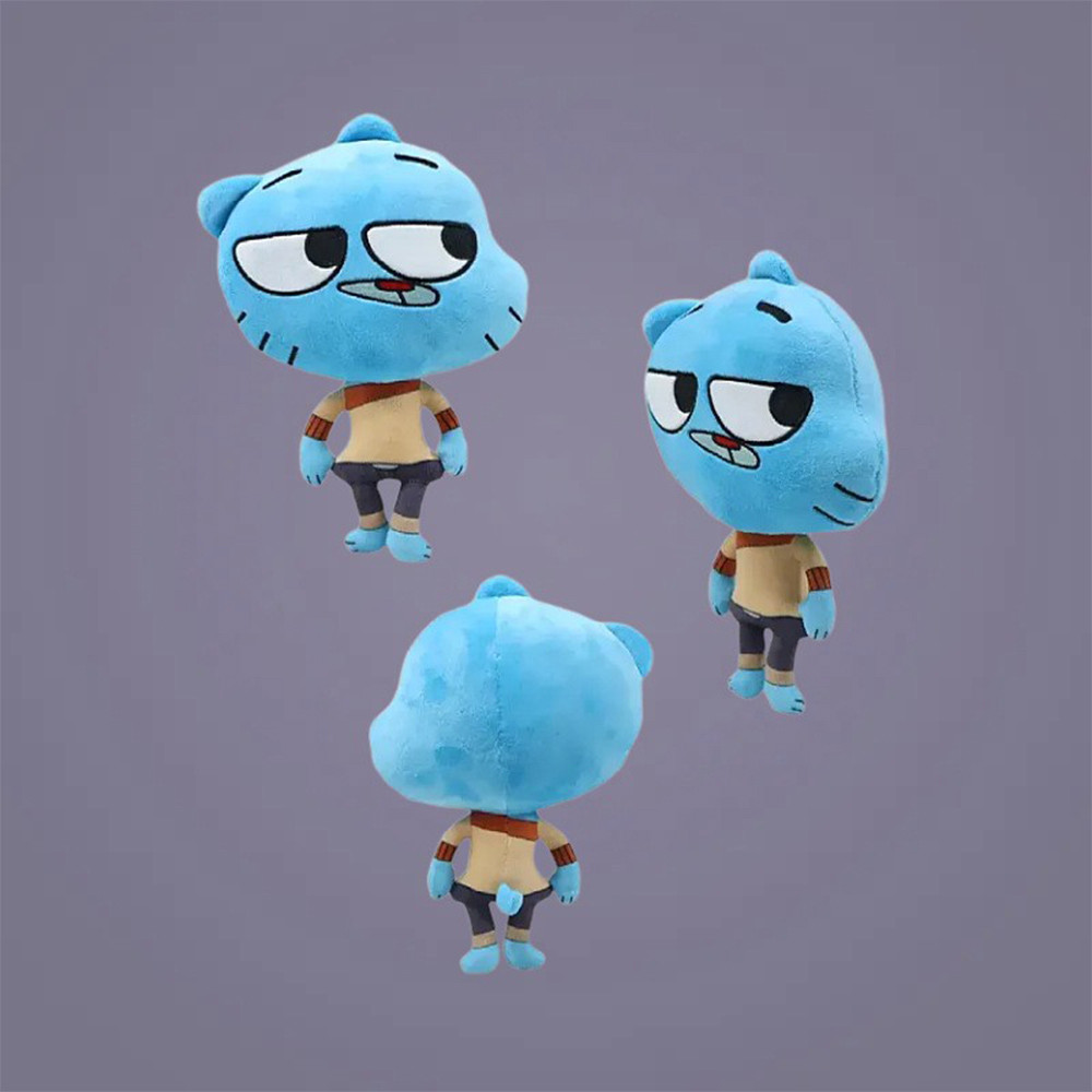 The Amazing World Of Gumball Darwin Stuffed Doll Soft Plush Toy Kids Gift