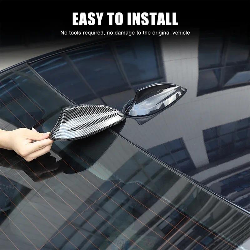 สําหรับ BMW 2 3 4 5 Series M2 M3 M4 2013-2024 ABS คาร์บอนไฟเบอร์รถ Radome หลังคา Shark Fin Radome ฝา