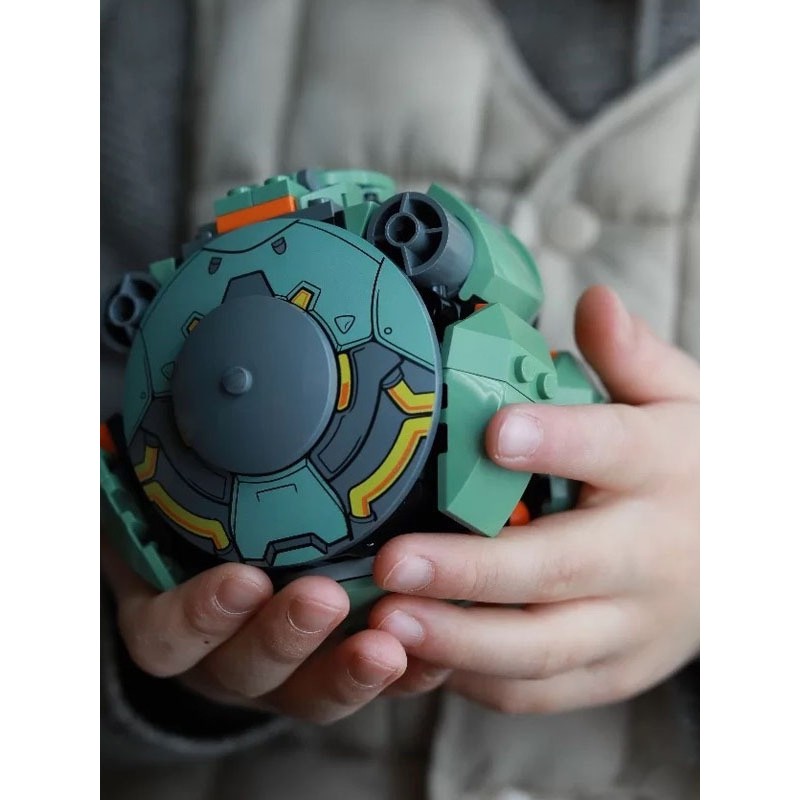 Hamster Destruction Ball Mecha Overwatch Assembled Variety Building Block Toy Model Toy Boy Plastic